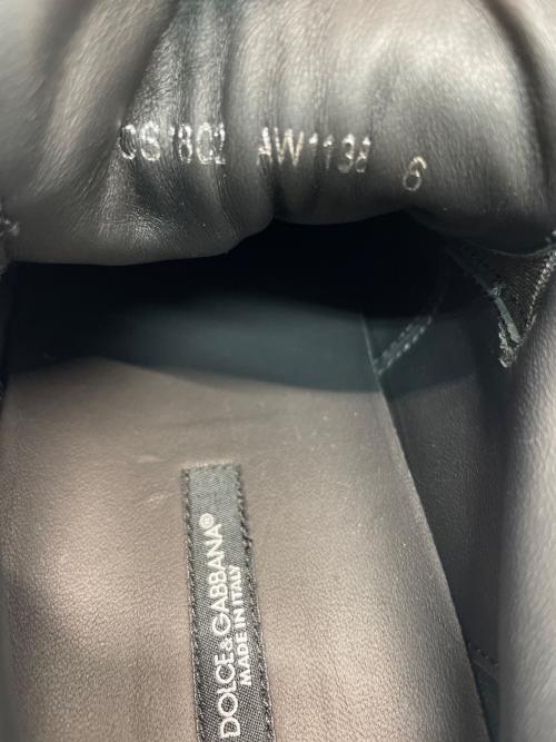 DOLCE & GABBANA（ドルチェ＆ガッバーナ）DOLCE & GABBANA (ドルチェ＆ガッバーナ) スニーカー ブラック サイズ:6の古着・服飾アイテム