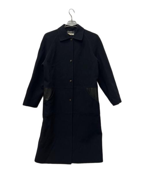 Salvatore Ferragamo（サルヴァトーレ フェラガモ）Salvatore Ferragamo (サルヴァトーレ フェラガモ) ウールコート ネイビー サイズ:３６の古着・服飾アイテム