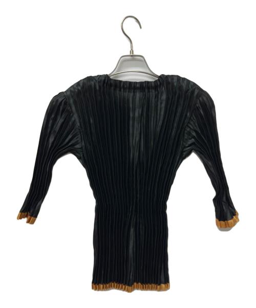 ISSEY MIYAKE（イッセイミヤケ）ISSEY MIYAKE (イッセイミヤケ) 長袖ブラウス ブラック サイズ:Ｌの古着・服飾アイテム