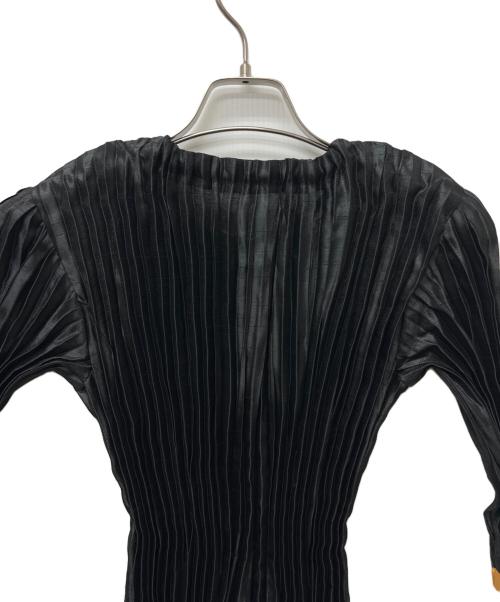 ISSEY MIYAKE（イッセイミヤケ）ISSEY MIYAKE (イッセイミヤケ) 長袖ブラウス ブラック サイズ:Ｌの古着・服飾アイテム