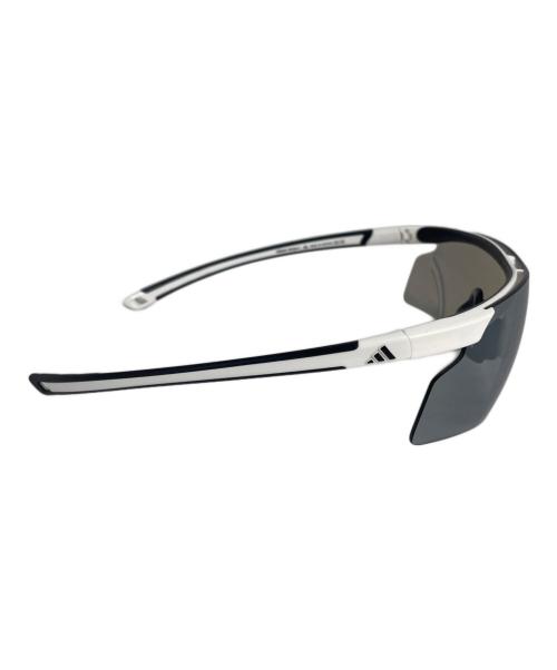 adidas（アディダス）adidas (アディダス) スポーツサングラス ホワイトの古着・服飾アイテム