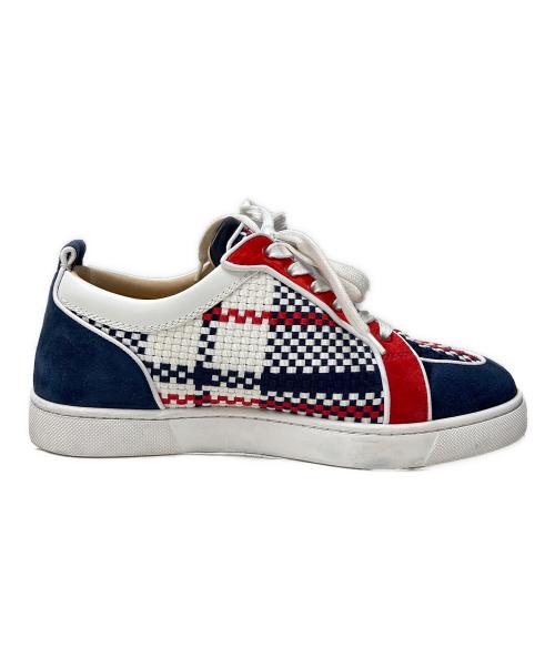 Christian Louboutin（クリスチャン・ルブタン）Christian Louboutin (クリスチャン・ルブタン) Rantulow Orlato Flat' sneakers レッド×ネイビー サイズ:42の古着・服飾アイテム