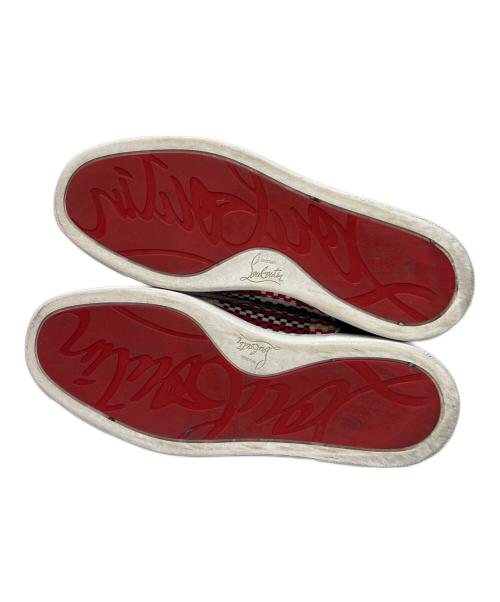 Christian Louboutin（クリスチャン・ルブタン）Christian Louboutin (クリスチャン・ルブタン) Rantulow Orlato Flat' sneakers レッド×ネイビー サイズ:42の古着・服飾アイテム