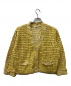 SALONサロン）の古着「ジャケット」｜イエロー×ホワイト