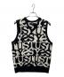 stussy（ステューシー）の古着「ニットベスト」｜ホワイト×ブラック