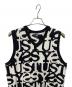 stussy (ステューシー) ニットベスト ホワイト×ブラック サイズ:Ｓ：8000円