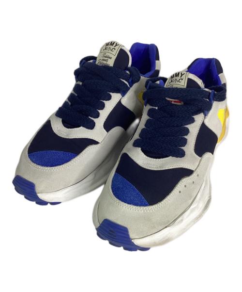 NIGEL CABOURN（ナイジェルケーボン）NIGEL CABOURN (ナイジェルケーボン) MIHARA YASUHIRO (ミハラヤスヒロ) スニーカー グレー×ネイビー サイズ:44の古着・服飾アイテム