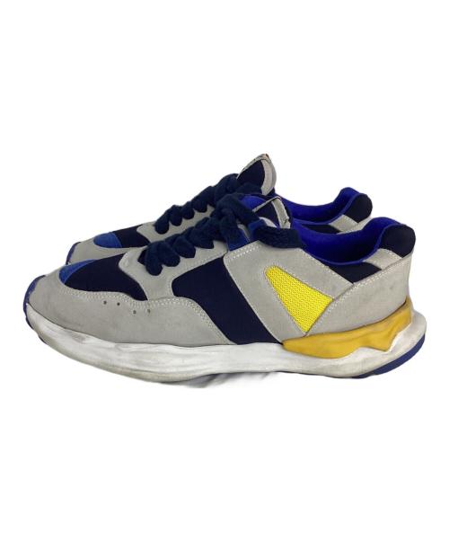 NIGEL CABOURN（ナイジェルケーボン）NIGEL CABOURN (ナイジェルケーボン) MIHARA YASUHIRO (ミハラヤスヒロ) スニーカー グレー×ネイビー サイズ:44の古着・服飾アイテム