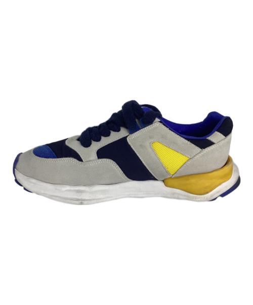 NIGEL CABOURN（ナイジェルケーボン）NIGEL CABOURN (ナイジェルケーボン) MIHARA YASUHIRO (ミハラヤスヒロ) スニーカー グレー×ネイビー サイズ:44の古着・服飾アイテム