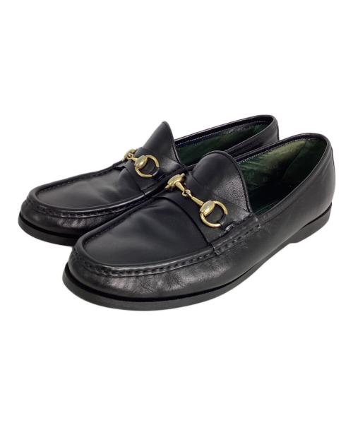 GUCCI（グッチ）GUCCI (グッチ) ビットローファー ブラック サイズ:SIZE 42 1/2の古着・服飾アイテム