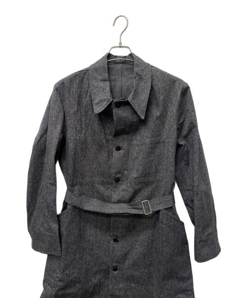 ヴィンテージ（ヴィンテージ）ヴィンテージ (ヴィンテージ/ビンテージ) アトリエコート ブラックシャンブレー サイズ:不明の古着・服飾アイテム
