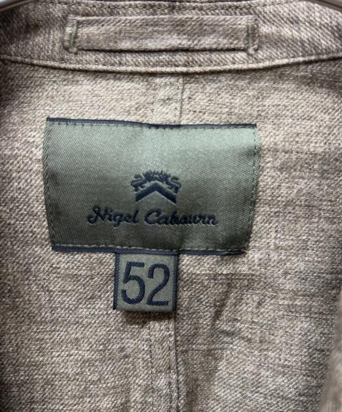 NIGEL CABOURN（ナイジェルケーボン）NIGEL CABOURN (ナイジェルケーボン) リネンジャケット ベージュ サイズ:５２の古着・服飾アイテム