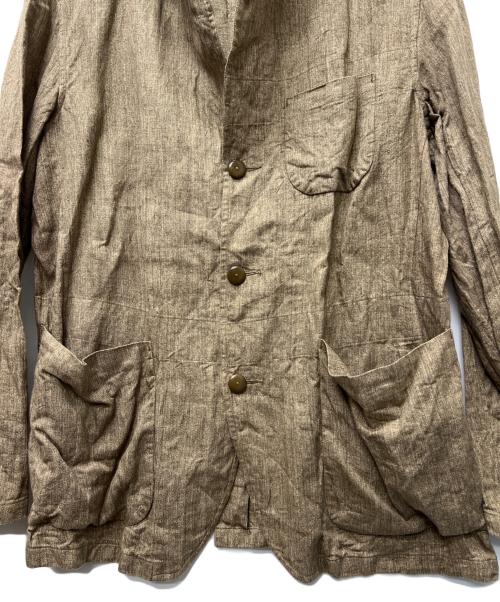 NIGEL CABOURN（ナイジェルケーボン）NIGEL CABOURN (ナイジェルケーボン) リネンジャケット ベージュ サイズ:５２の古着・服飾アイテム