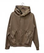 meanswhileミーンズワイル）の古着「Water-Repellent Breathe Cloth Hoodie Olive」｜ベージュ