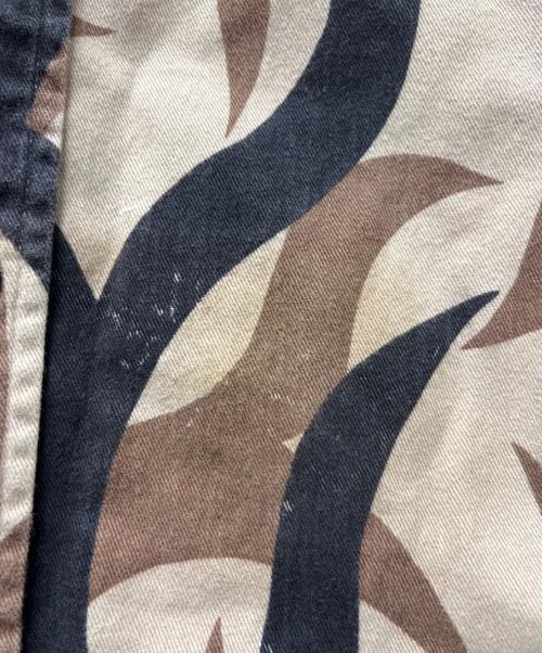 ASAT（アサット）ASAT (アサット) 長袖シャツ ベージュ×ブラック サイズ:不明の古着・服飾アイテム