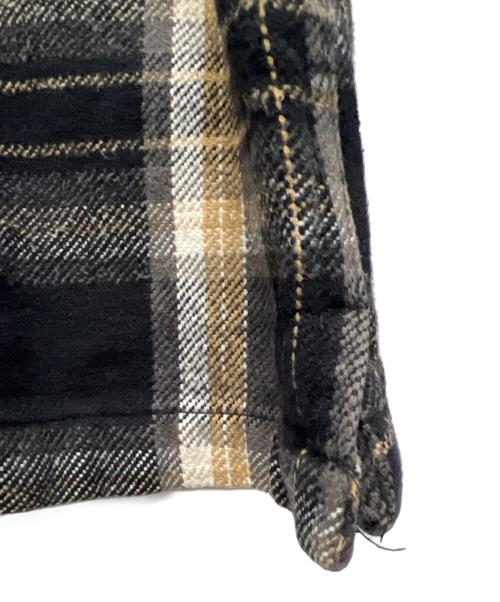 ST JOHN'S BAY（セントジョンズベイ）ST JOHN'S BAY (セントジョンズベイ) 長袖シャツ ブラック×ベージュ サイズ:Ｌの古着・服飾アイテム