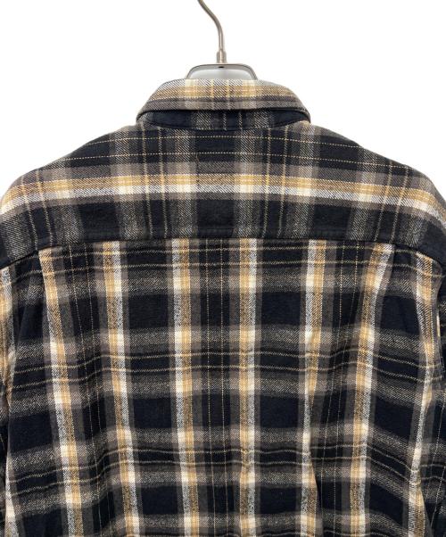 ST JOHN'S BAY（セントジョンズベイ）ST JOHN'S BAY (セントジョンズベイ) 長袖シャツ ブラック×ベージュ サイズ:Ｌの古着・服飾アイテム