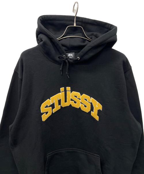 stussy（ステューシー）stussy (ステューシー) プルオーバーシャツ ブラック サイズ:ＸＬの古着・服飾アイテム