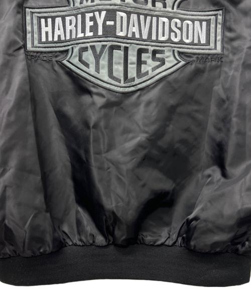 HARLEY-DAVIDSON（ハーレーダビッドソン）HARLEY-DAVIDSON (ハーレーダビッドソン) ナイロンジャケット グレー×ブラック サイズ:不明の古着・服飾アイテム