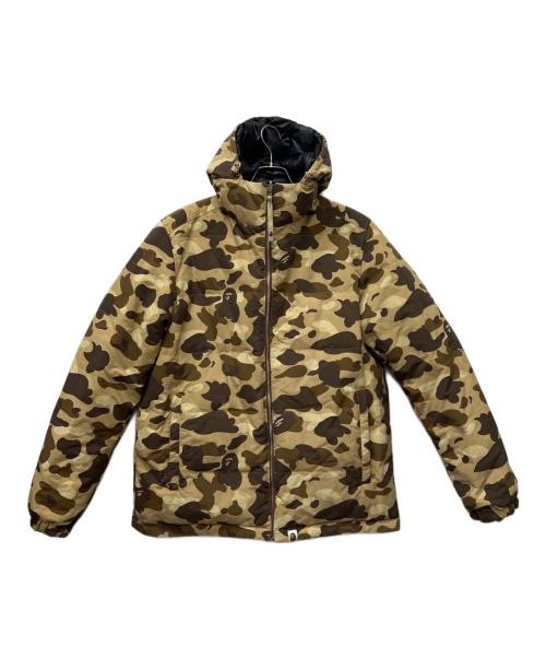A BATHING APE（ア ベイシング エイプ）A BATHING APE (ア ベイシング エイプ) ダウンジャケット オリーブ サイズ:ＸＬの古着・服飾アイテム