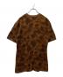 BAPE BY A BATHING APE (ベイプバイアベイシングエイプ) ワッフルTシャツ ブラウン サイズ:Ｌ：8000円