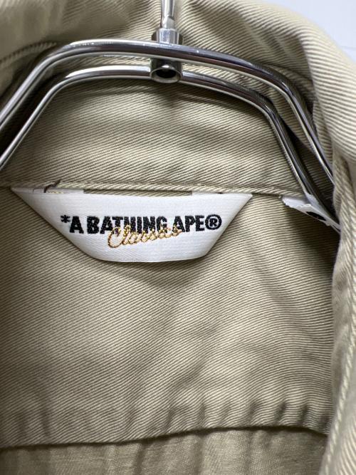 A BATHING APE（アベイシングエイプ）A BATHING APE (アベイシングエイプ) 半袖シャツ ブラウン サイズ:Ｌの古着・服飾アイテム