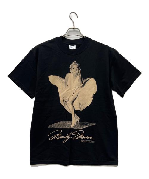 M&O Knits（エム＆オー ニットズ）M&O Knits (エム＆オー ニットズ) 半袖Tシャツ ブラック サイズ:Ｍの古着・服飾アイテム