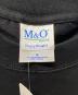 M&O Knits (エム＆オー ニットズ) 半袖Tシャツ ブラック サイズ:Ｍ：10000円