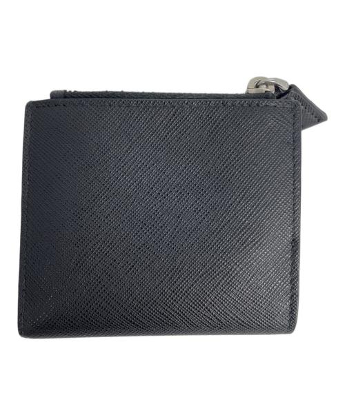 PRADA（プラダ）PRADA (プラダ) 2つ折り財布 ブラックの古着・服飾アイテム