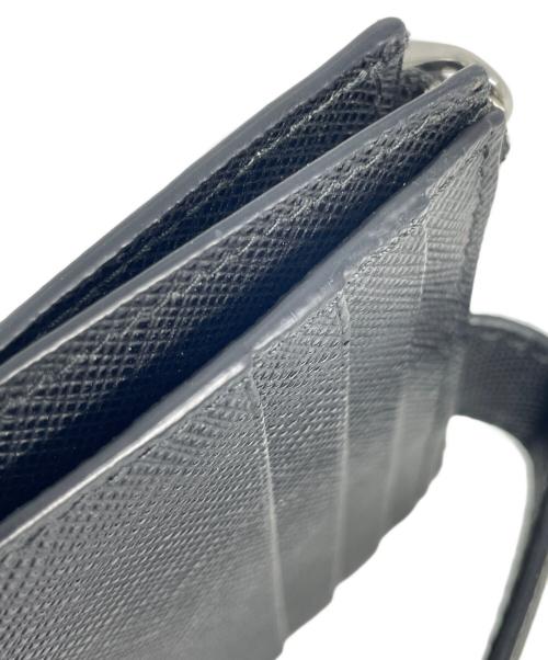 PRADA（プラダ）PRADA (プラダ) 2つ折り財布 ブラックの古着・服飾アイテム