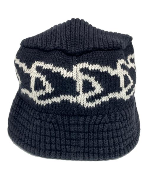New Era（ニューエラ）New Era (ニューエラ) ニットバケット ブラック×ホワイトの古着・服飾アイテム