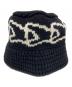New Era (ニューエラ) ニットバケット ブラック×ホワイト：4000円