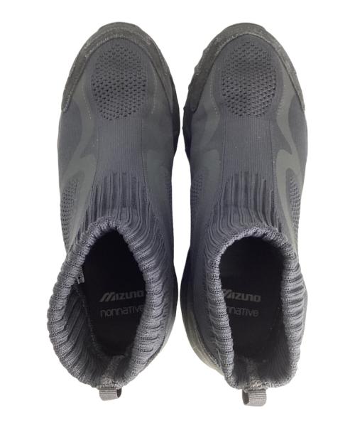 MIZUNO（ミズノ）MIZUNO (ミズノ) nonnative (ノンネイティブ) ハイカットスニーカー ブラック サイズ:JP27.5の古着・服飾アイテム