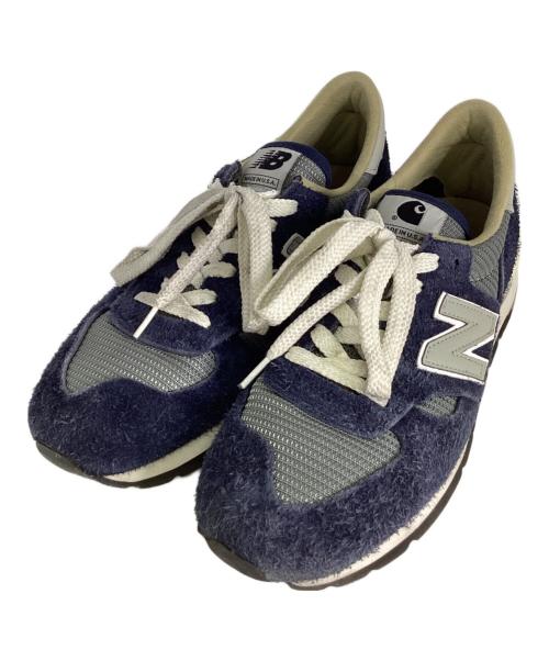 NEW BALANCE（ニューバランス）NEW BALANCE (ニューバランス) CarHartt (カーハート) スニーカー ネイビー サイズ:CM27.5の古着・服飾アイテム