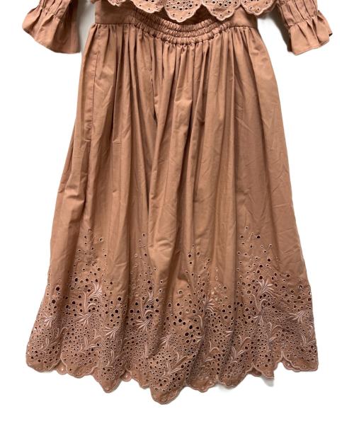 HER LIP TO（ハーリップトゥ）HER LIP TO (ハーリップトゥ) 長袖ワンピース ピンク サイズ:Ｍの古着・服飾アイテム