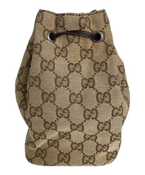 GUCCI（グッチ）GUCCI (グッチ) 巾着 ブラウンの古着・服飾アイテム