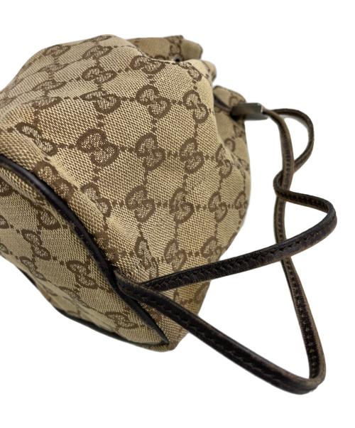 GUCCI（グッチ）GUCCI (グッチ) 巾着 ブラウンの古着・服飾アイテム