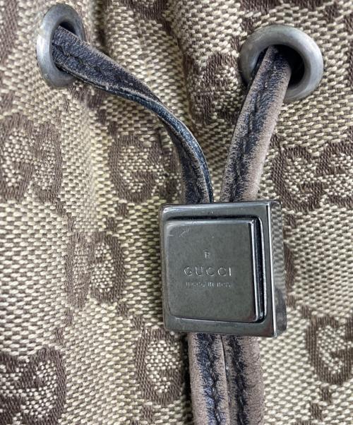 GUCCI（グッチ）GUCCI (グッチ) 巾着 ブラウンの古着・服飾アイテム
