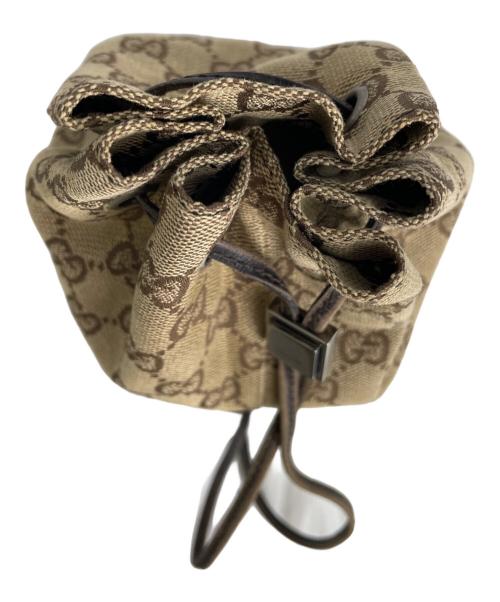 GUCCI（グッチ）GUCCI (グッチ) 巾着 ブラウンの古着・服飾アイテム