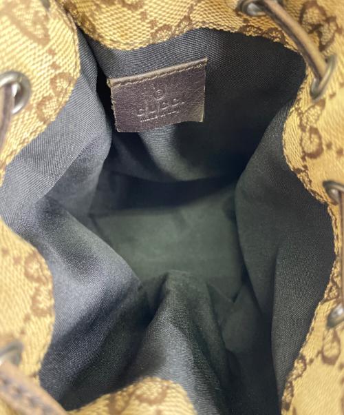 GUCCI（グッチ）GUCCI (グッチ) 巾着 ブラウンの古着・服飾アイテム