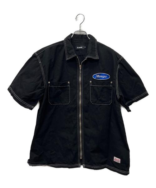 X-LARGE（エクストララージ）X-LARGE (エクストララージ) ワークシャツ ブラック サイズ:Ｌの古着・服飾アイテム