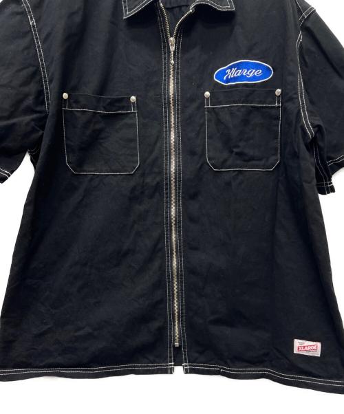 X-LARGE（エクストララージ）X-LARGE (エクストララージ) ワークシャツ ブラック サイズ:Ｌの古着・服飾アイテム