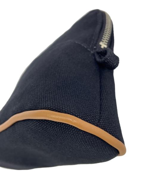 HERMES（エルメス）HERMES (エルメス) コスメポーチ ブラックの古着・服飾アイテム