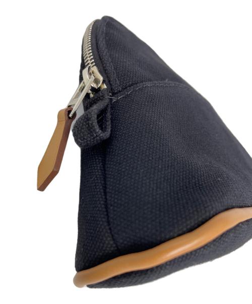 HERMES（エルメス）HERMES (エルメス) コスメポーチ ブラックの古着・服飾アイテム