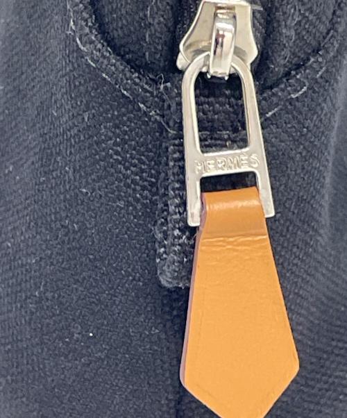 HERMES（エルメス）HERMES (エルメス) コスメポーチ ブラックの古着・服飾アイテム
