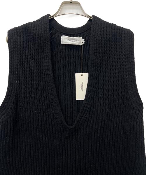 JOHN MASON SMITH（ジョンメイソンスミス）JOHN MASON SMITH (ジョンメイソンスミス) OVER SIZE V NECK KINT ブラック サイズ:Ｓの古着・服飾アイテム