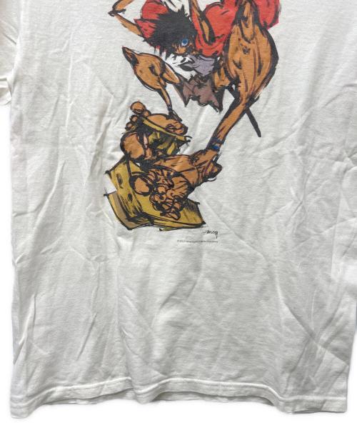 stussy（ステューシー）stussy (ステューシー) 半袖Tシャツ アイボリー サイズ:Ｓの古着・服飾アイテム