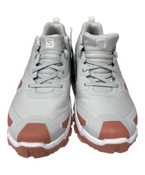 SALOMON（サロモン）SALOMON (サロモン) ローカットスニーカー グレー×ピンク サイズ:２４の古着・服飾アイテム