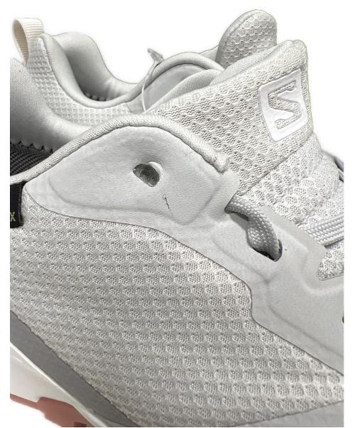 SALOMON（サロモン）SALOMON (サロモン) ローカットスニーカー グレー×ピンク サイズ:２４の古着・服飾アイテム