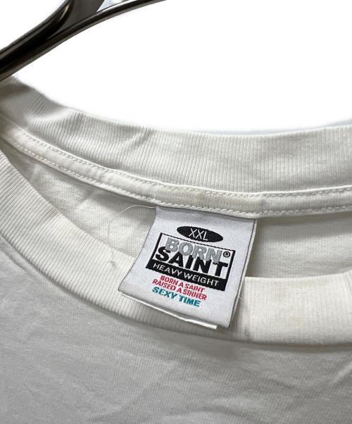 SAINT MICHAEL（セントマイケル）SAINT MICHAEL (セントマイケル) ロングカットソー ホワイト サイズ:XXLの古着・服飾アイテム